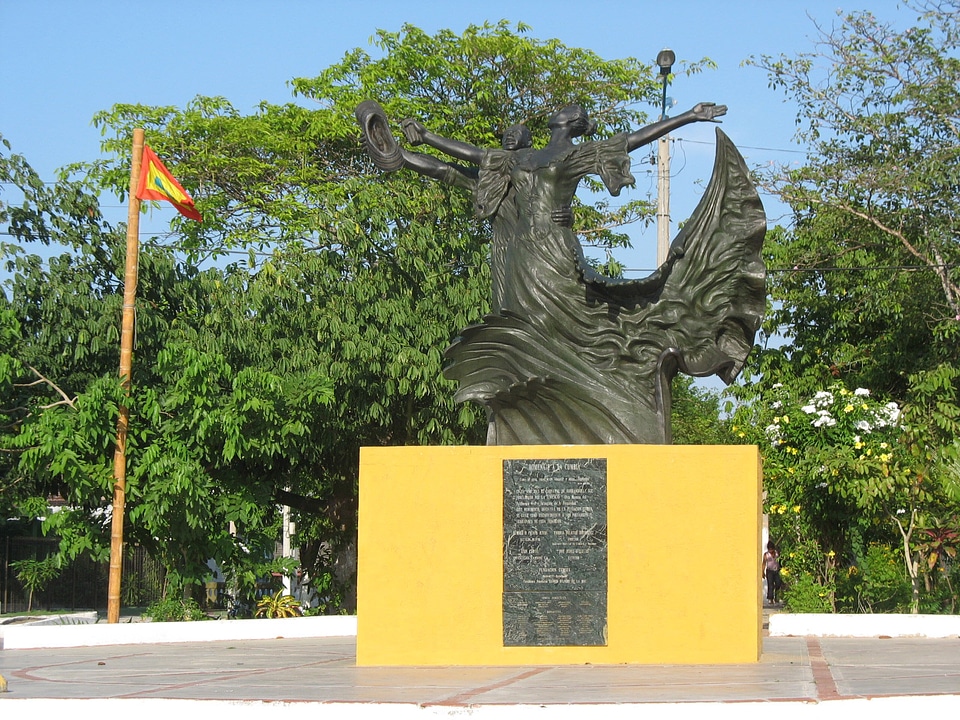 Barranquilla Monument to Cumbia in Colombia