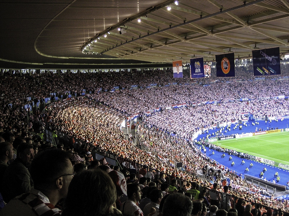 Ernst-Happel-Stadion in the Prater in Vienna, Austria
