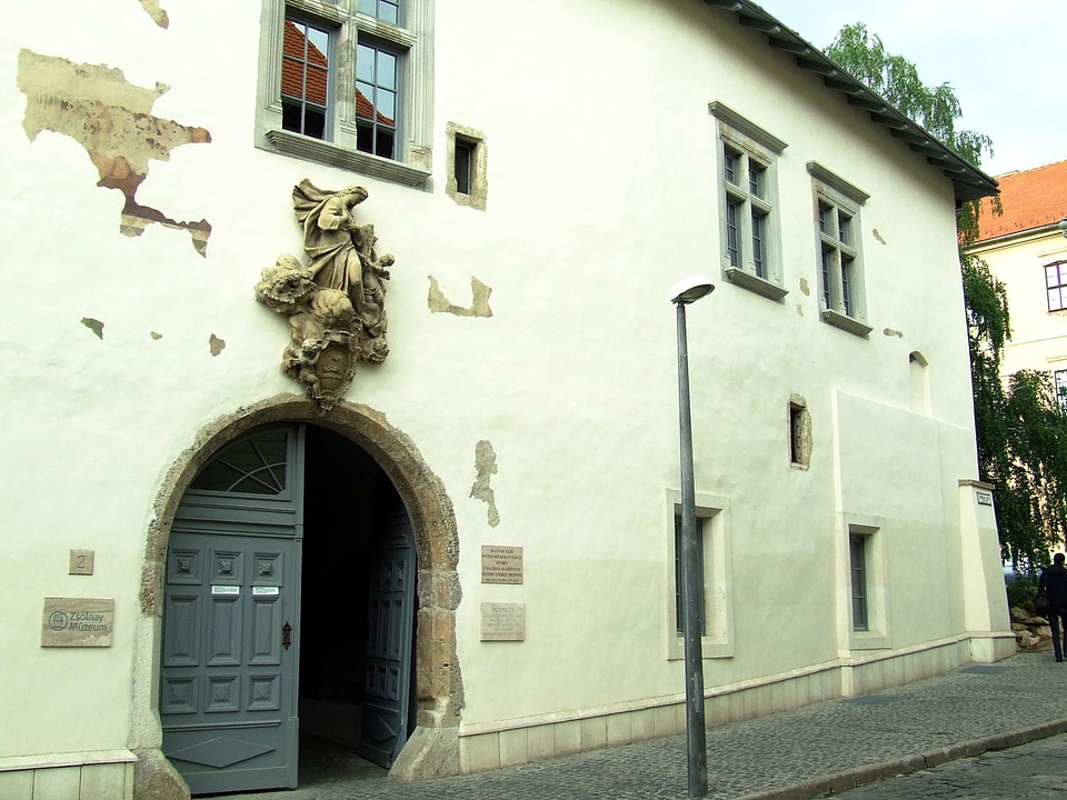Zsolnay Museum house from 13th century in Pecs, Hungary