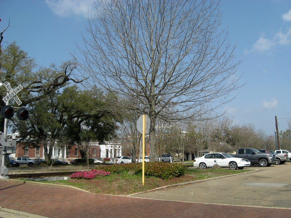 Part of the original (1854) route of the New Orleans, Jackson and Great Northern railway in Hammond, Louisiana