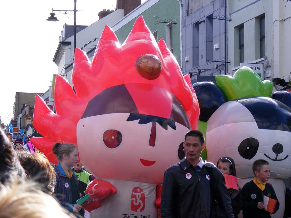 St. Patricks Day Parade in Bray, Ireland
