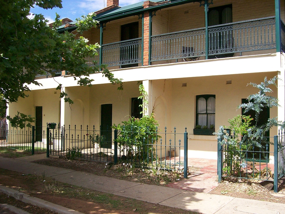 Victorian Terraces in Dubbo, New South Wales, Australia