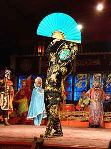 Chinese Opera Performance in Chengdu, Sichuan, China photo