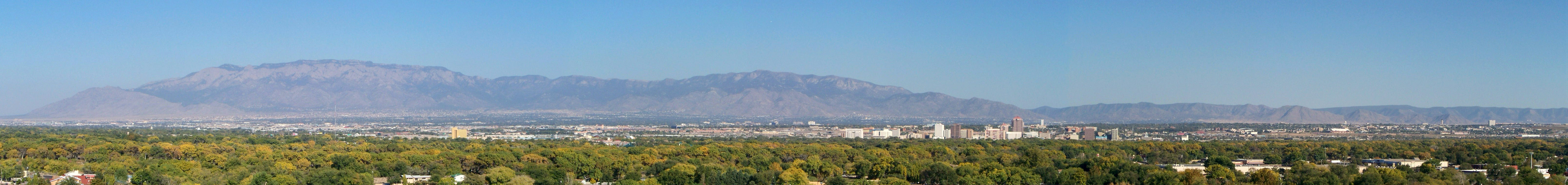 Panoramic View of Albuquerque, New Mexico