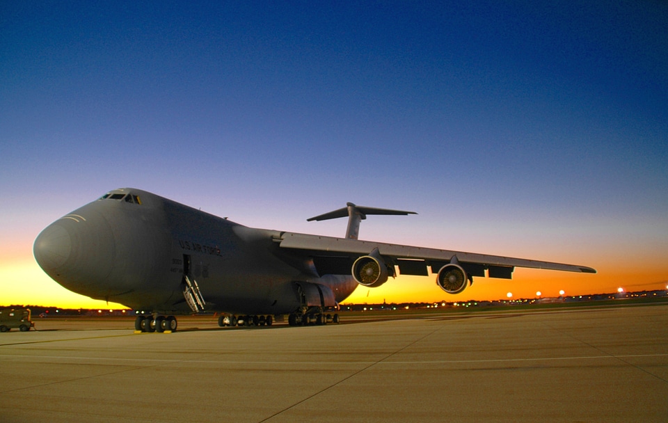 C-5 Galaxy at Wright-Patterson AFB, Dayton, Ohio