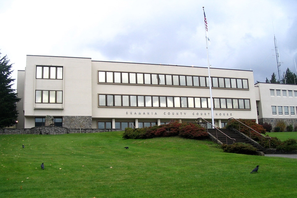 Skamania County Court House in Stevenson, Washington