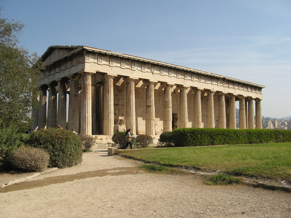 Temple of Hephaistos in Athens, Greece