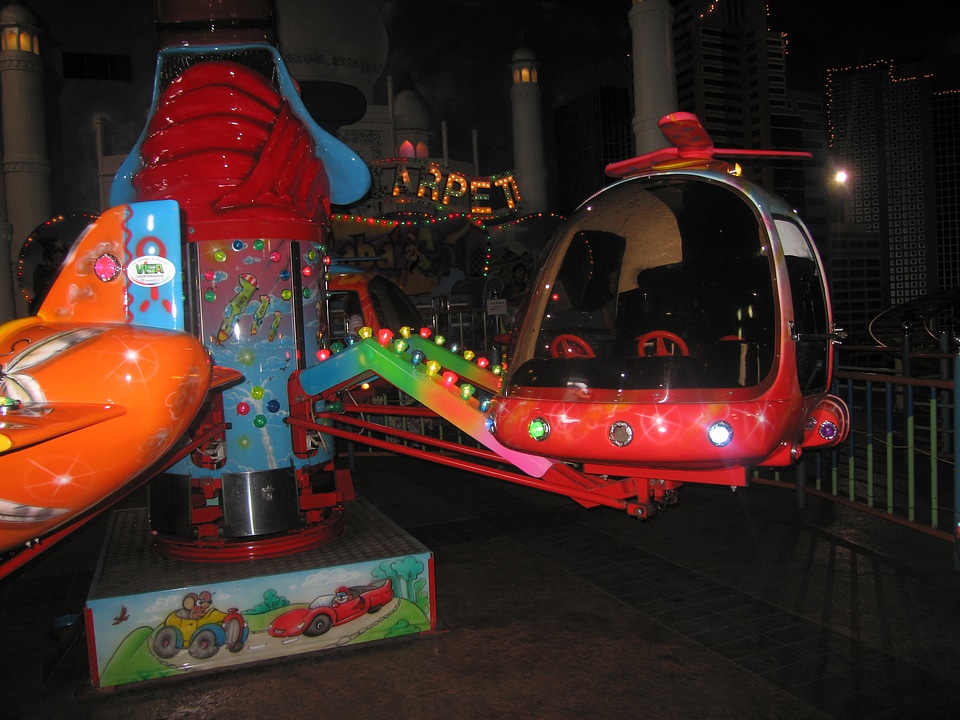 Basundhara City amusement park in Dhaka, Bangladesh