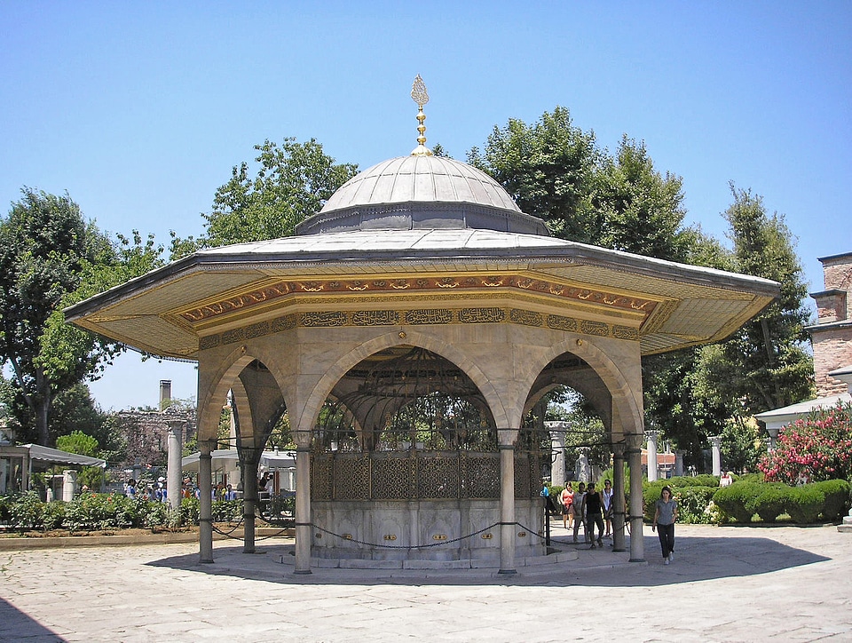 Fountain for ritual ablutions in Istanbul, Turkey