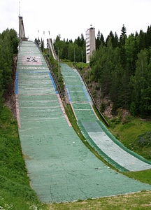 Jyväskylä ski jump in Finland