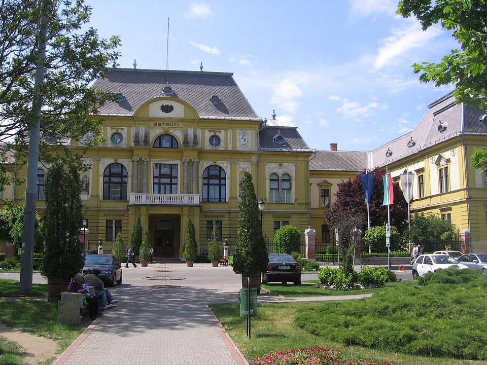 County Hall in Nyíregyháza, Hungary