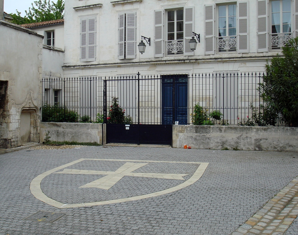 Cour de la Commanderie in La Rochelle, France