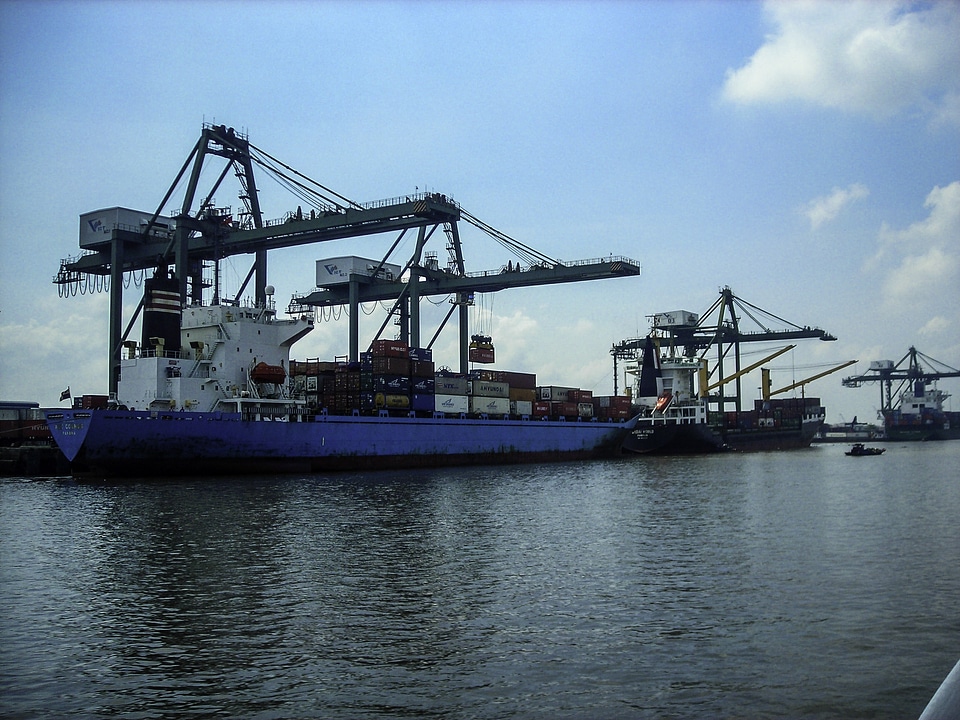 Saigon Port in Vietnam