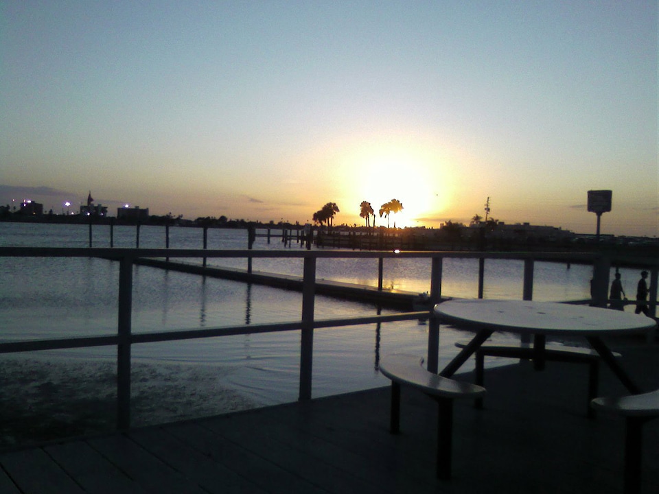 Sunset at Madeira Beach in Florida
