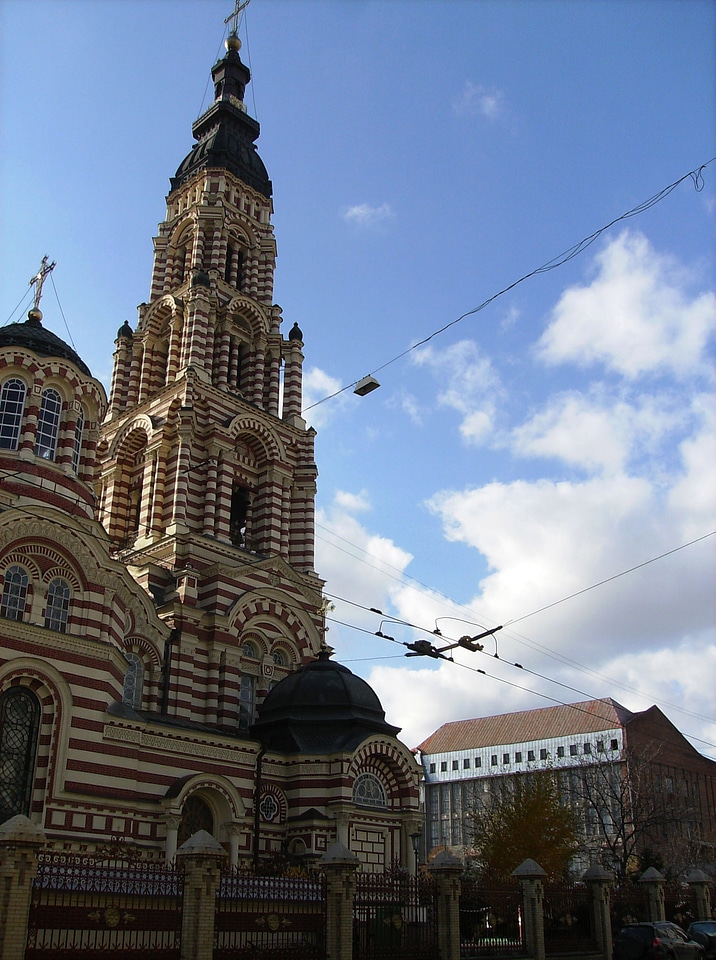 Church Cathedral in Kharkiv, Ukraine