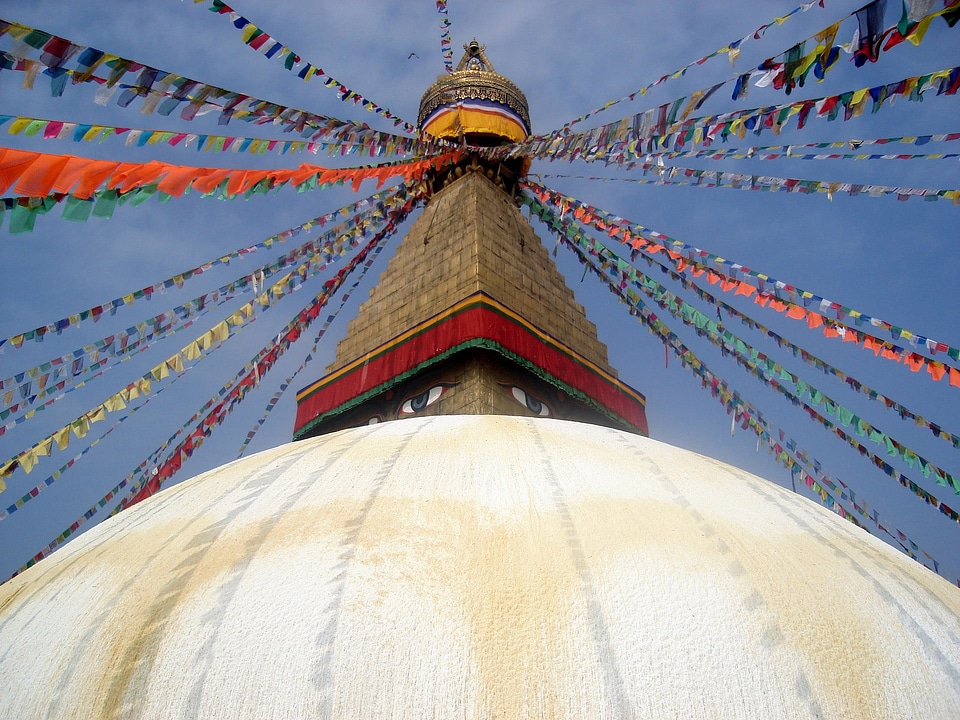 Boudhanath Stupa in Kathmandu, Nepal