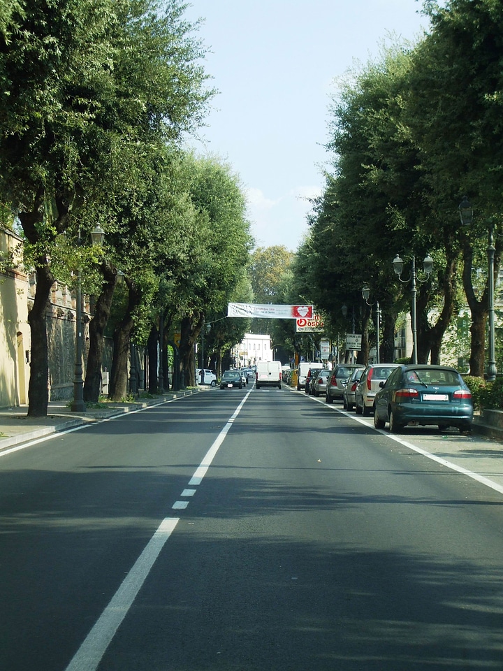 Via Appia in Velletri in Italy