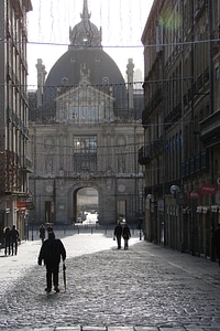 New style city centre in Rennes, France