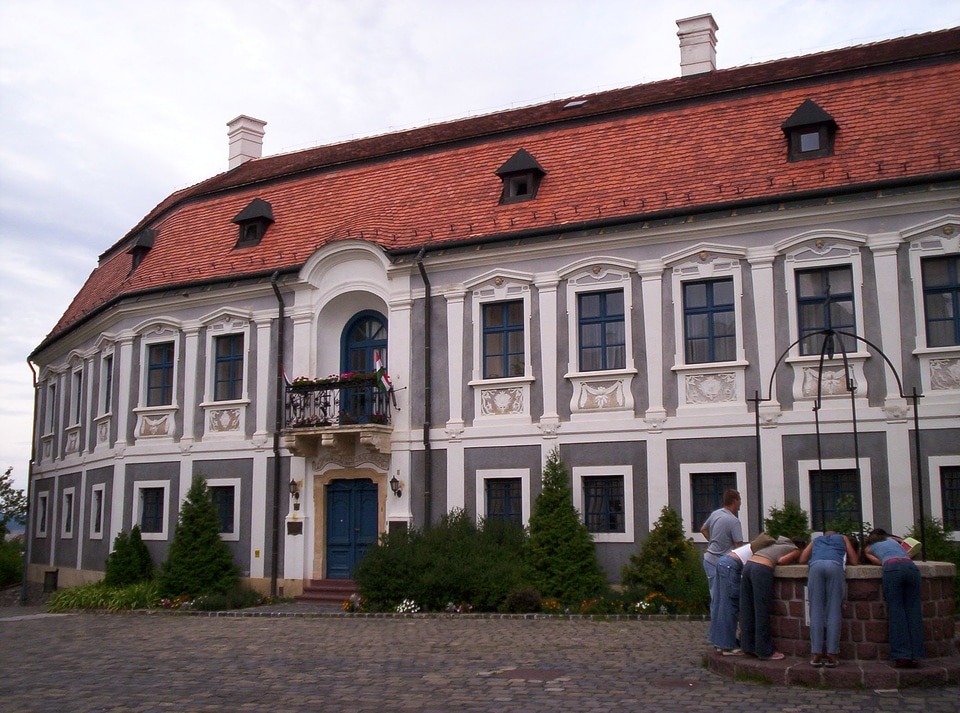 Nagypréposti Palace architecture in Veszprem, Hungary