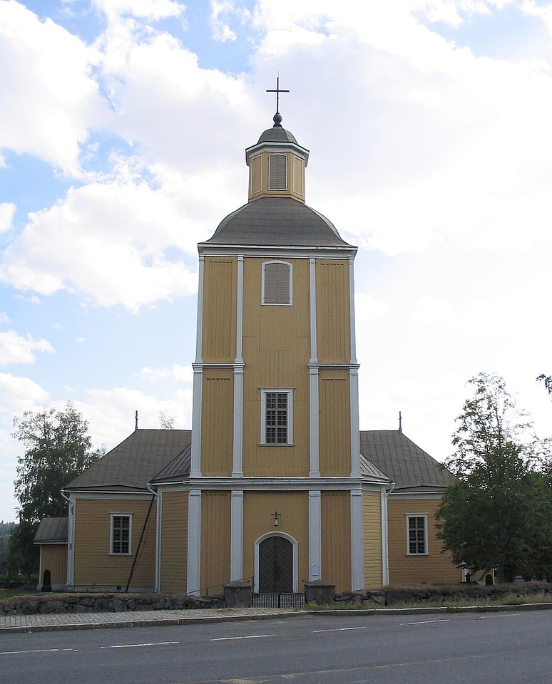 Hausjärvi Church building in Finland photo