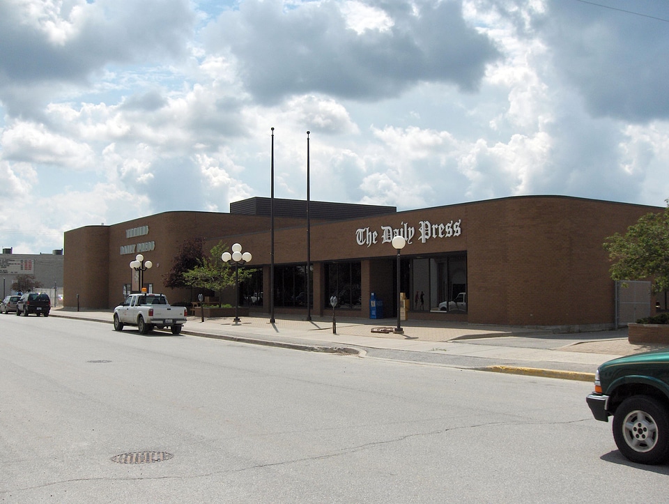 The Timmins Daily Press Building in Ontario, Canada