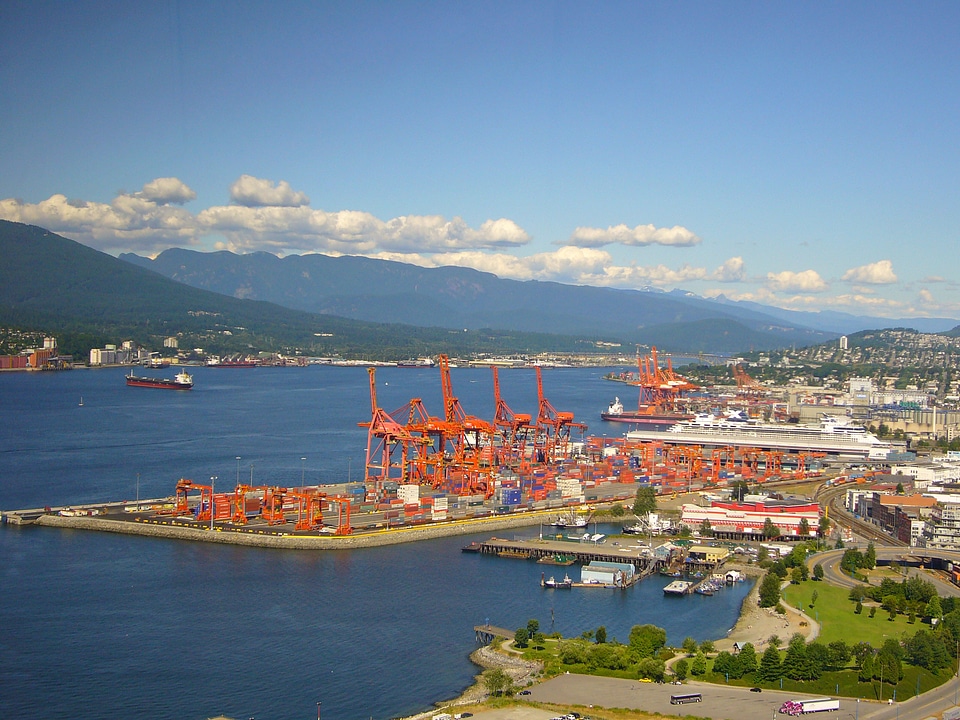 The Docks of Vancouver in British Columbia, Canada