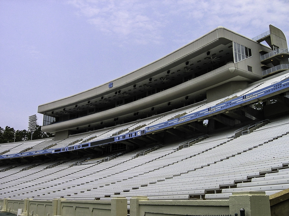 Kenan Memorial Stadium in UNC in Chapel Hill, North Carolina