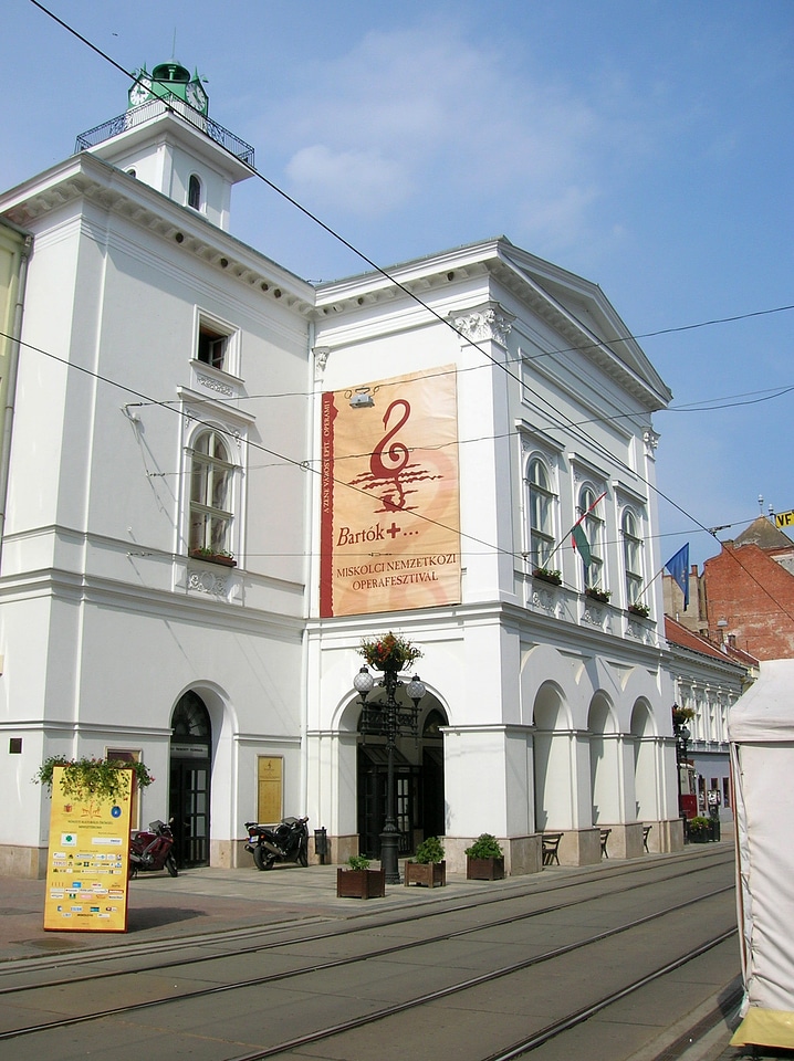 The National Theatre in Miskolc, Hungary