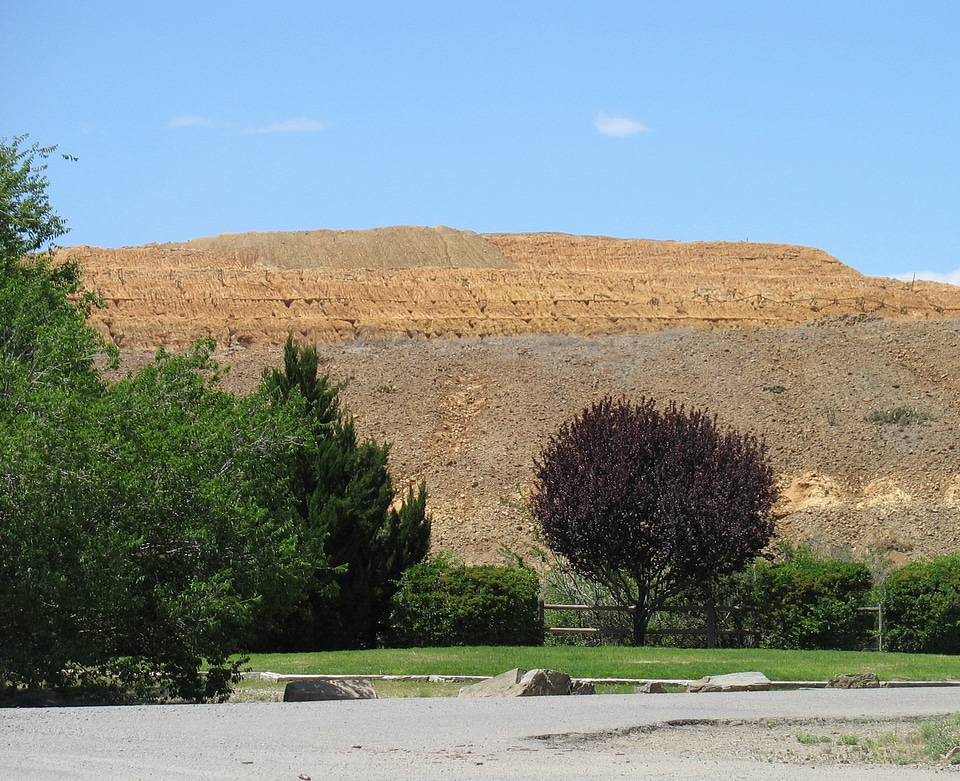 Iron King mine tailings outside of Humboldt in Arizona