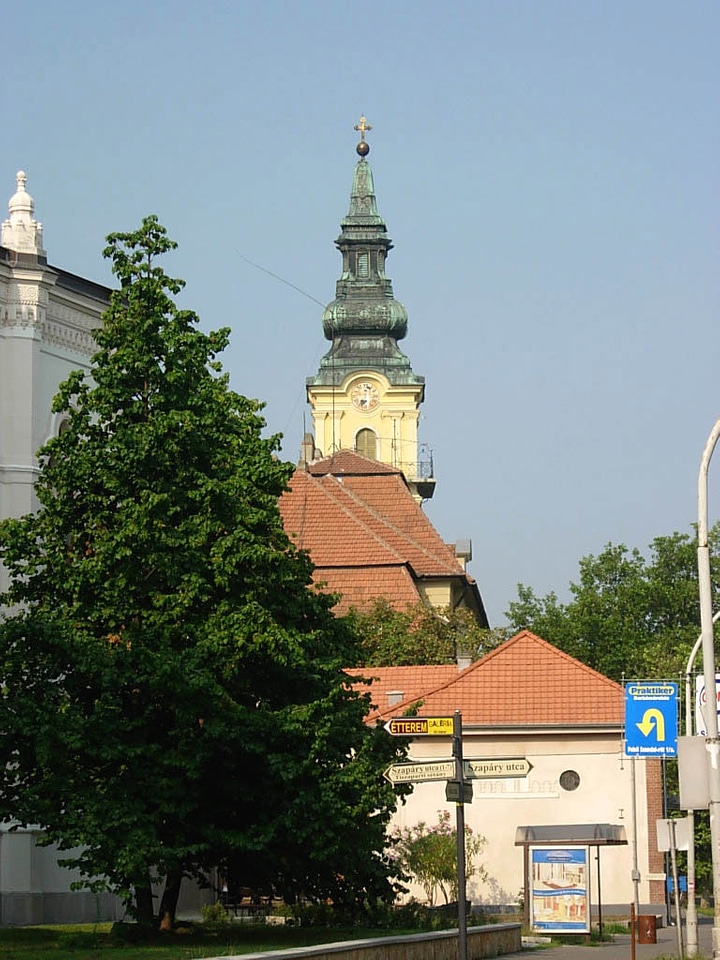 Catholic Church building in Szolnok, Hungary