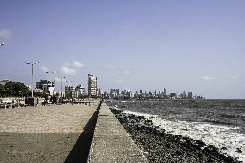Breach Candy and Nepean Sea Road in Mumbai, India photo