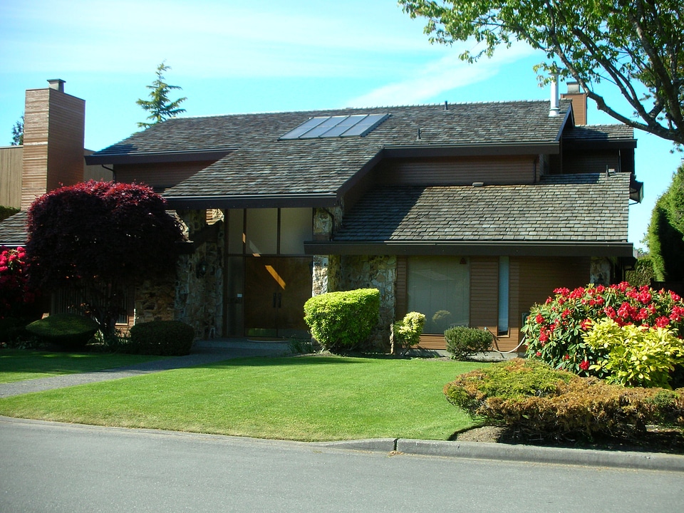 Typical Richmond home in British Columbia, Canada