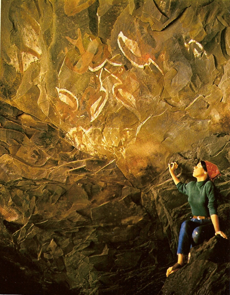 Easter Island Cave Paintings, Chile