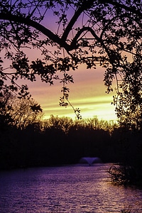 Sunset at Buckingham Lake in Albany, New York