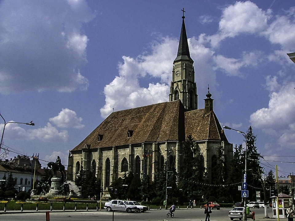  Saint Michael Church in Cluj-Napoca, Romania