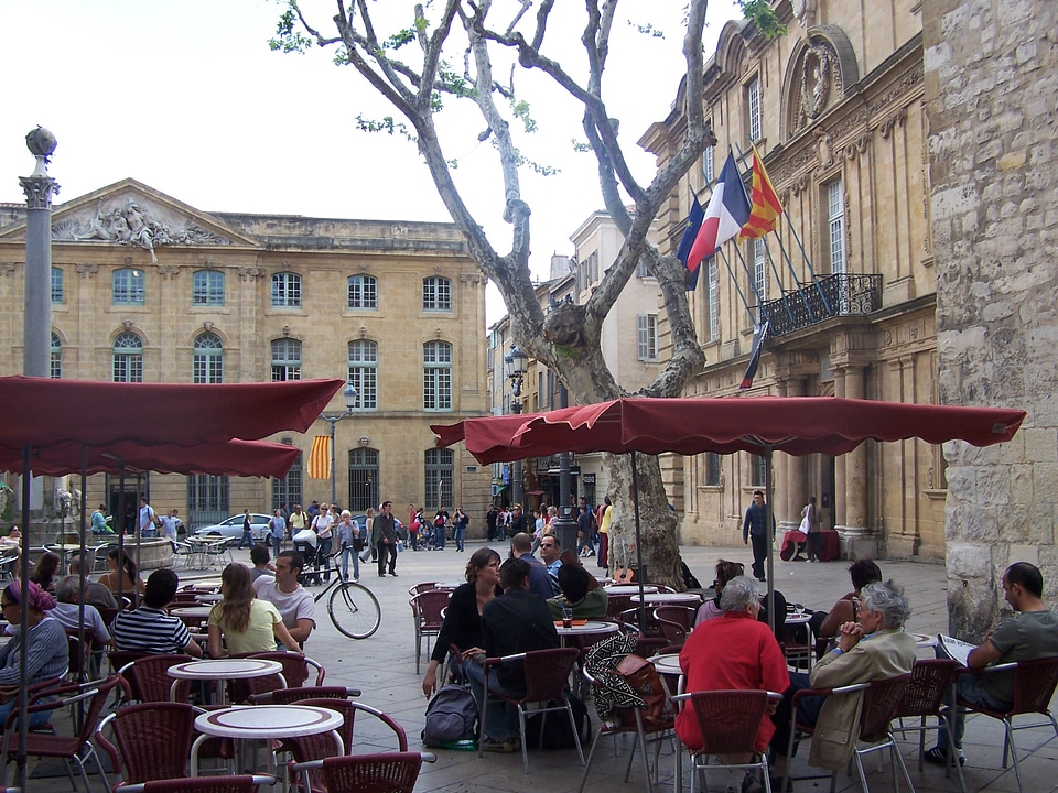 Place de l'Hotel de Ville in Aix-en-Provence, France