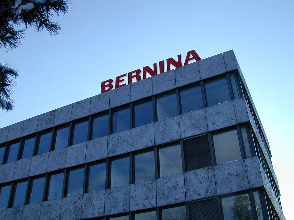 Bernina administration building in Steckborn, Switzerland