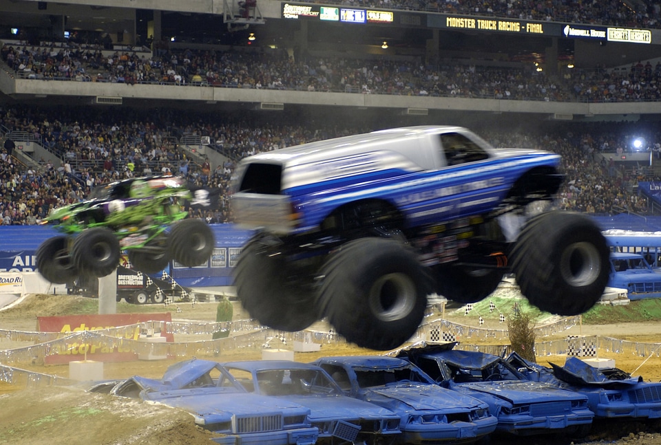 Monster Truck Show at racetrack in Las Vegas, Nevada photo
