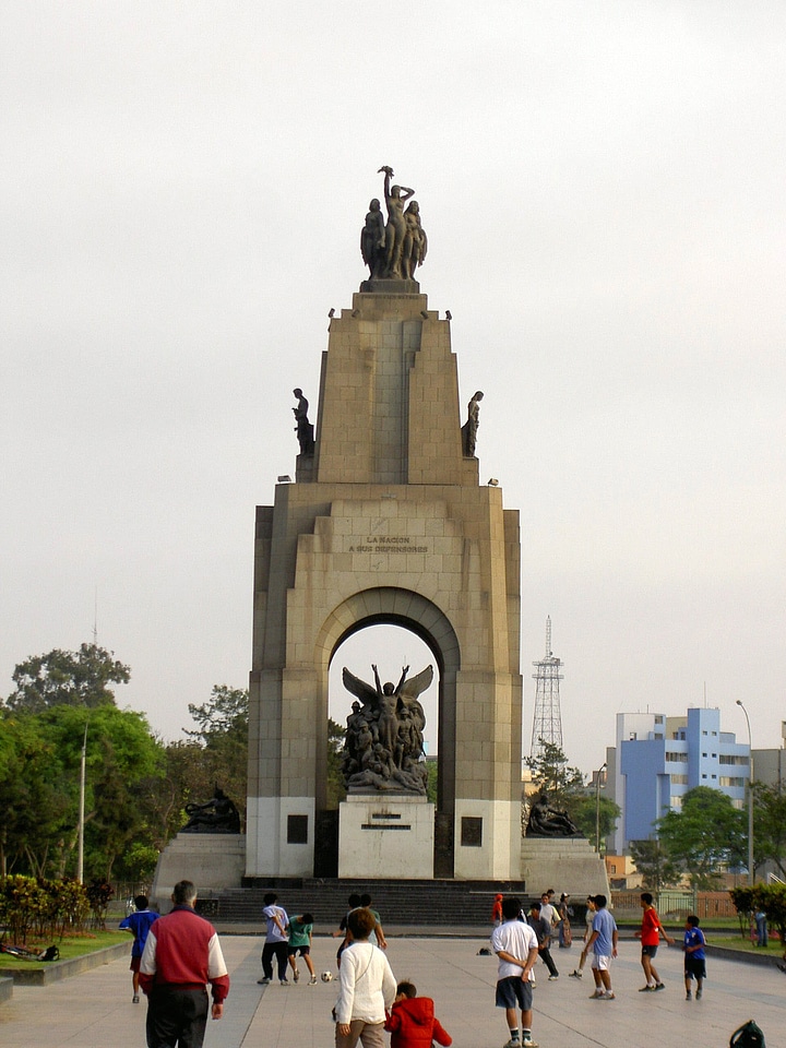 War Memorial for the Ecuador-Peru War in Lima, Peru