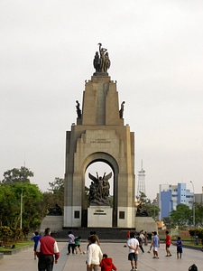 War Memorial for the Ecuador-Peru War in Lima, Peru
