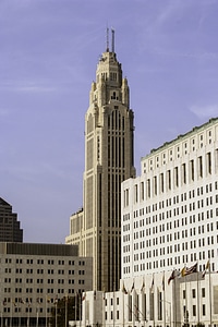 LeVeque Tower in downtown Columbus, Ohio photo