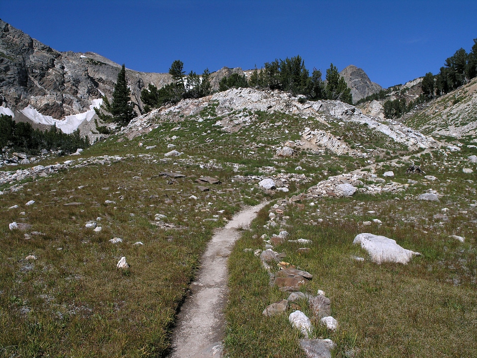 Paintbrush Canyon Trail in Grand Teton National Park, Wyoming