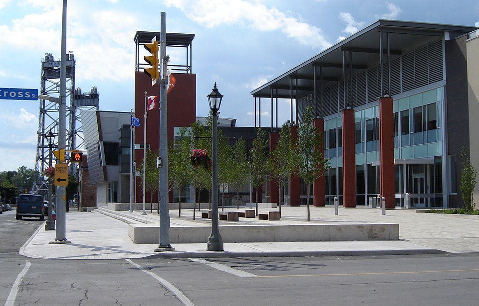 The Welland Civic Square in Ontario, Canada