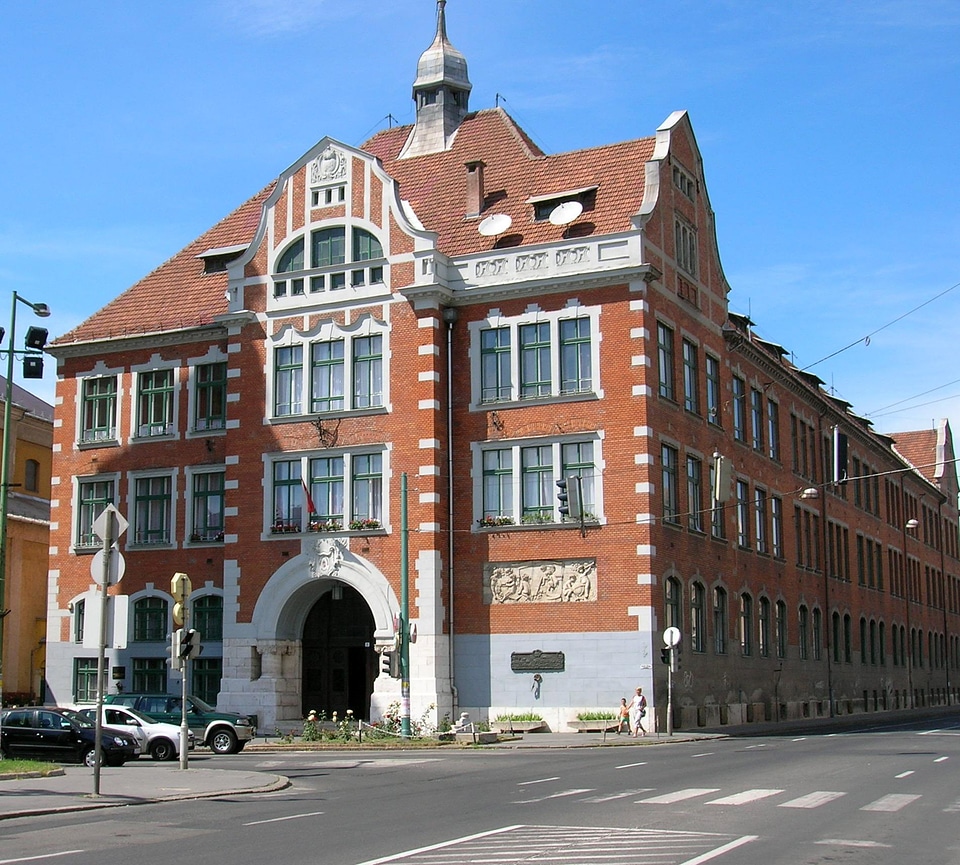 Big Building in Miskolc, Hungary