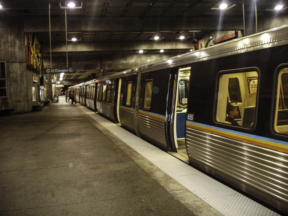MARTA subway under Atlanta, Georgia