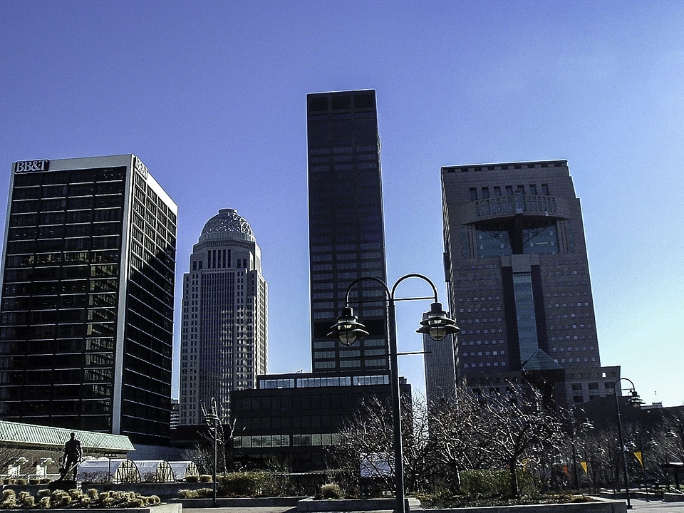 Skyline of Downtown Louisville, Kentucky