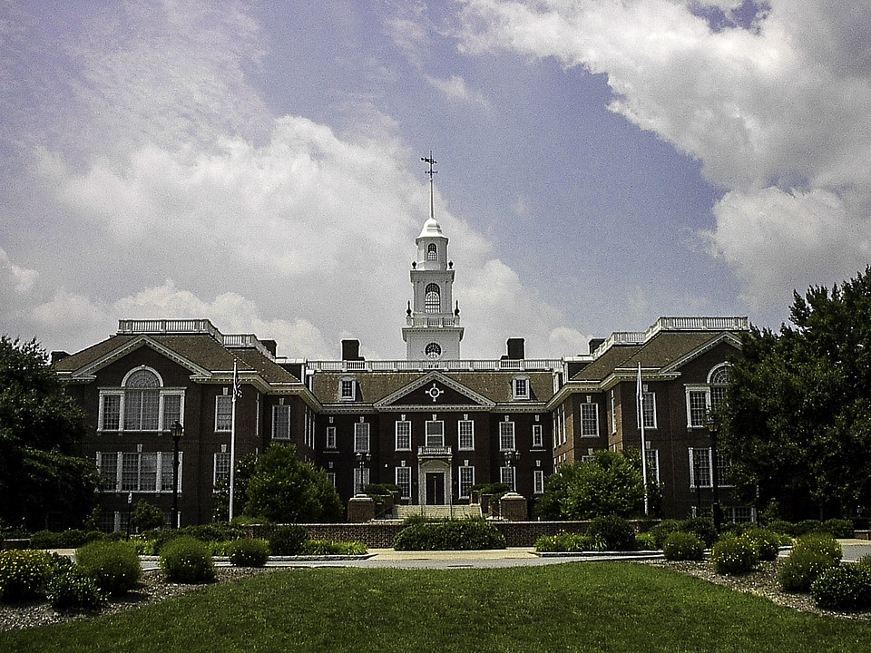 Legislative Hall in Dover, Delaware