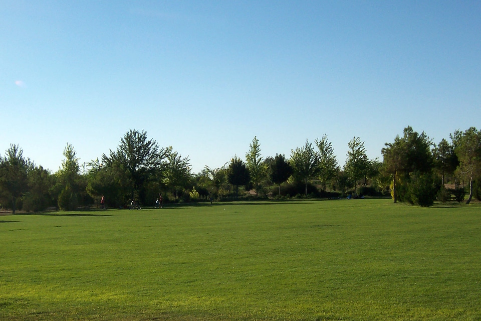 Suburban Parque La Pulgosa in Albacete, Spain