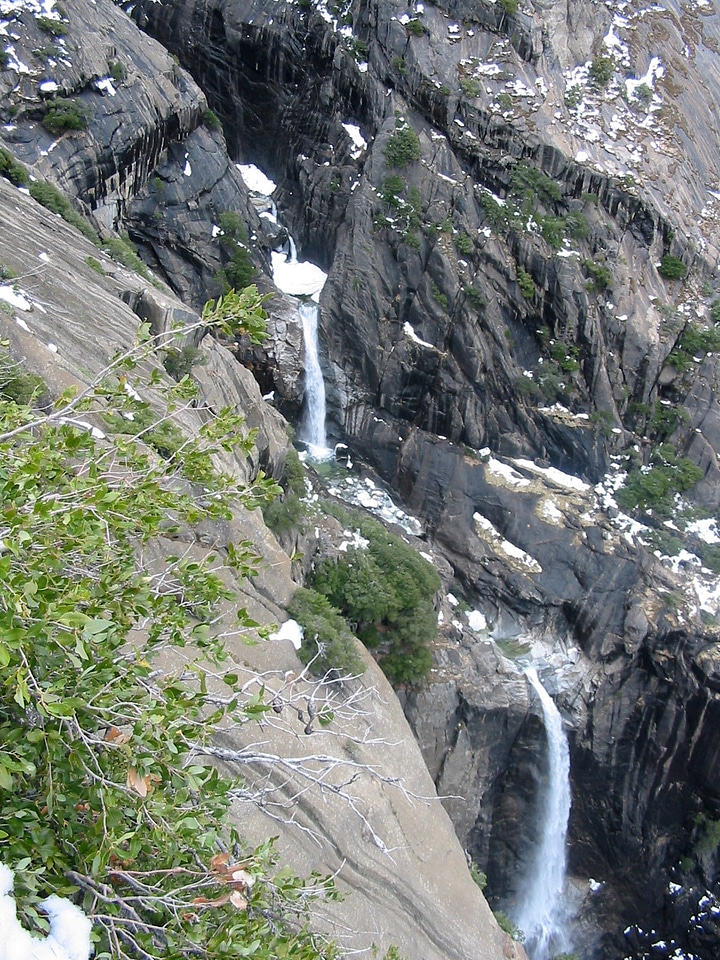 Middle Falls of Yosemite Falls at Yosemite National Park, California photo