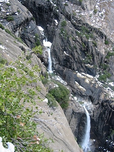 Middle Falls of Yosemite Falls at Yosemite National Park, California photo